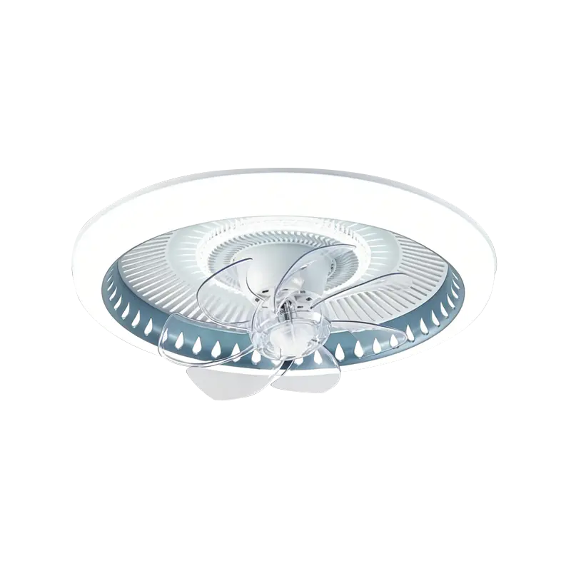 Ventilador de techo oscilante para dormitorio con luz