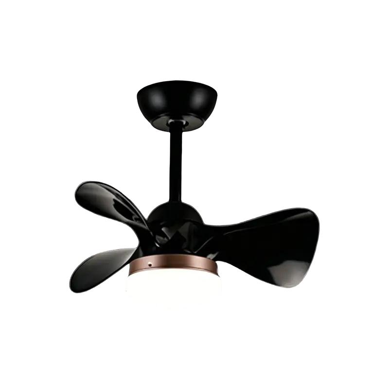Ventilador de techo ABS de tamaño pequeño con luz