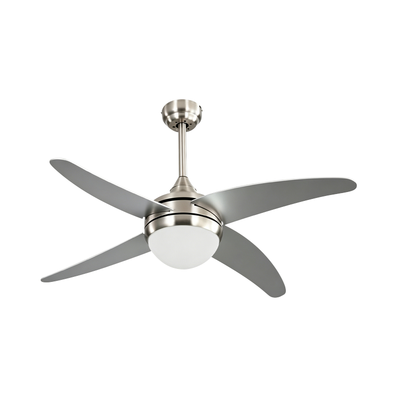 Ventilador de techo con aspas de madera contrachapada y luz Ventilador de techo con aspas de madera contrachapada y luz