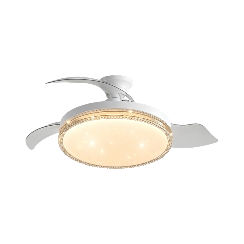 Luz de ventilador de techo LED de acrílico cielo estrellado