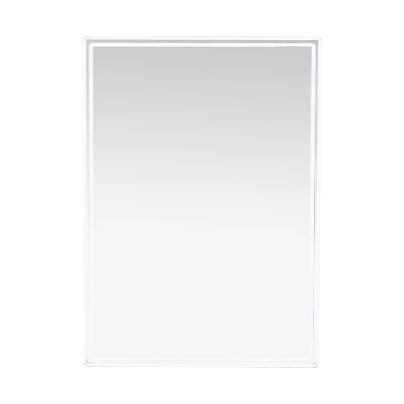 Gabinete con espejo para baño LED de una sola puerta con espejo de maquillaje antivaho
