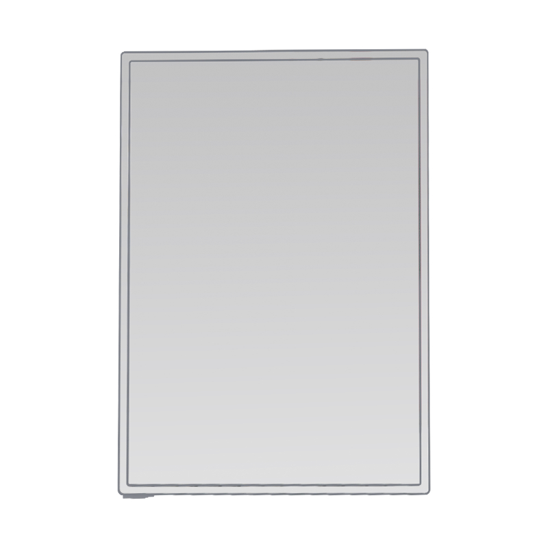 Gabinete con espejo de baño LED de una sola puerta impermeable de aleación de aluminio Gabinete con espejo de baño LED de una sola puerta impermeable de aleación de aluminio