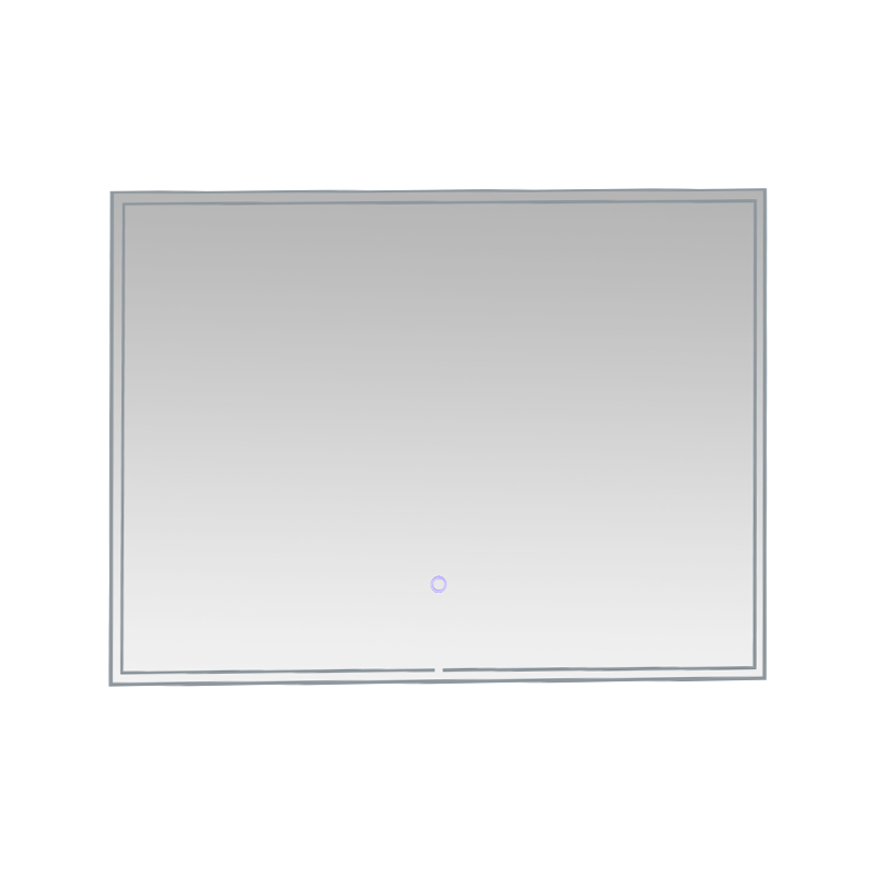 Espejo de baño retroiluminado desempañado con atenuación inteligente LED con marco de aluminio Espejo de baño retroiluminado desempañado con atenuación inteligente LED con marco de aluminio