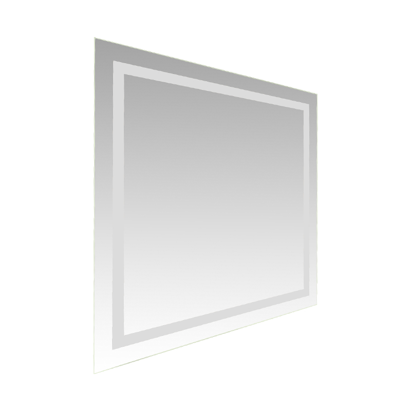 Espejo de baño retroiluminado desempañado con atenuación inteligente LED con marco de aluminio Espejo de baño retroiluminado desempañado con atenuación inteligente LED con marco de aluminio