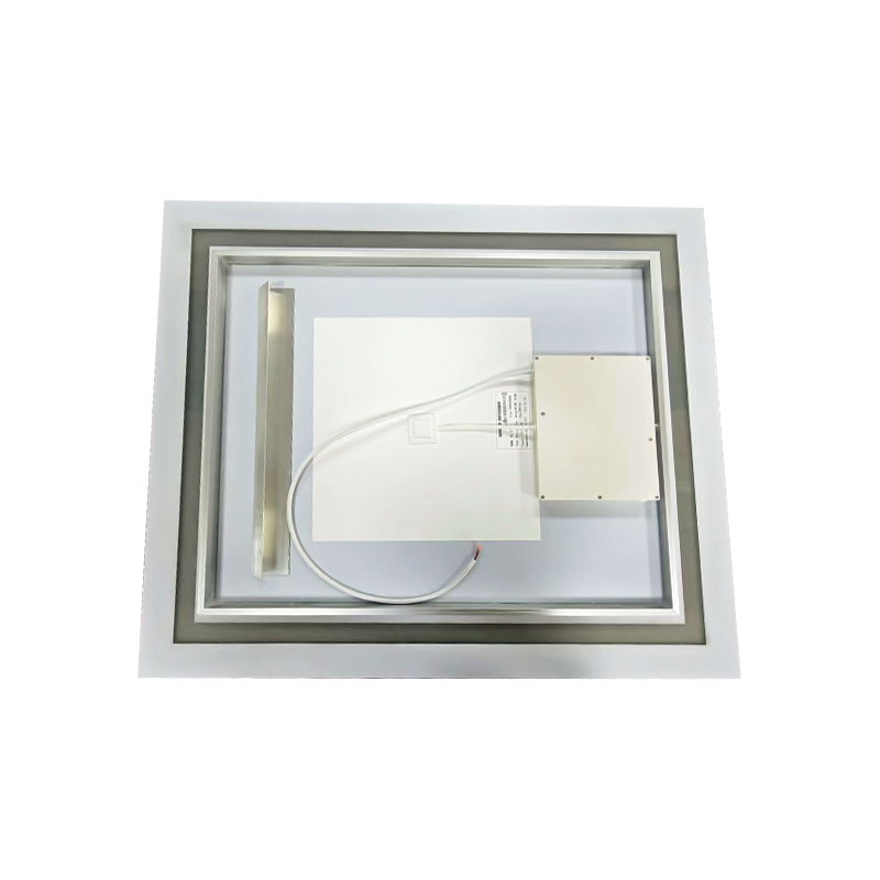 Espejo de baño retroiluminado desempañado con atenuación inteligente LED con marco de aluminio Espejo de baño retroiluminado desempañado con atenuación inteligente LED con marco de aluminio