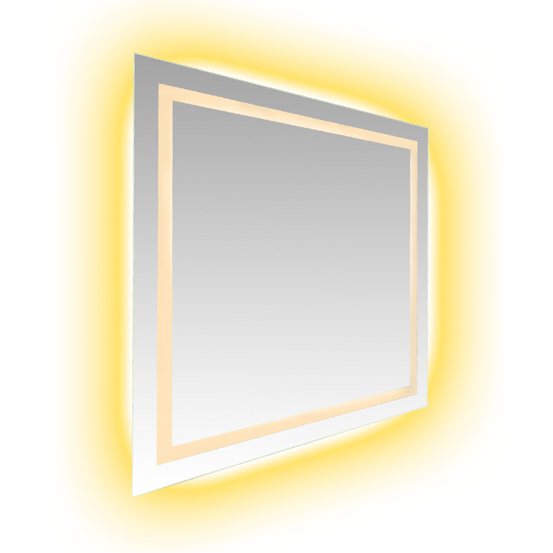 Espejo de baño retroiluminado desempañado con atenuación inteligente LED con marco de aluminio Espejo de baño retroiluminado desempañado con atenuación inteligente LED con marco de aluminio