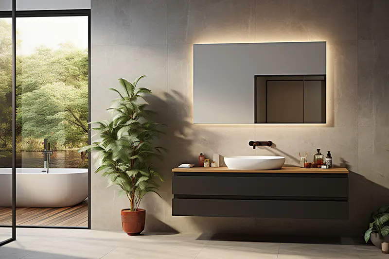 ¿Cuáles son las funciones de los espejos del baño?
