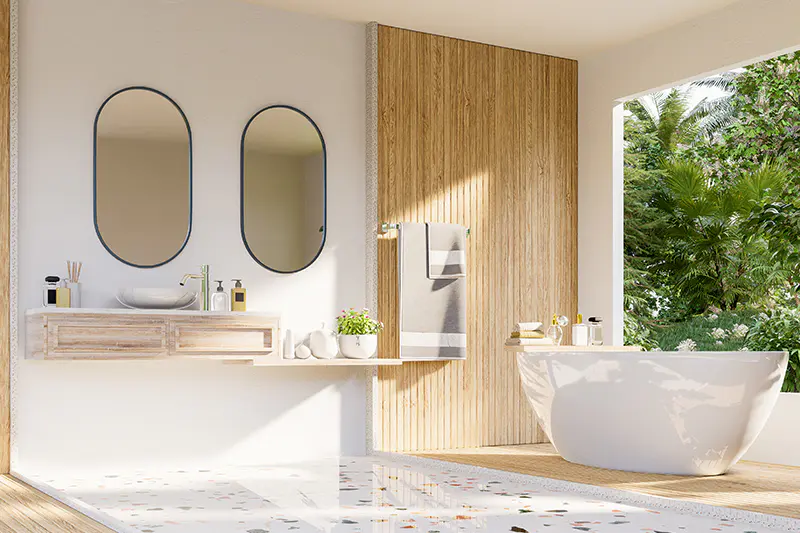 ¿Cuáles son los estilos de espejos de baño?